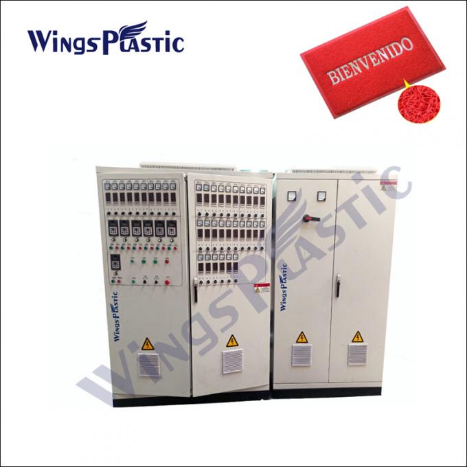 플라스틱 PVC 단일 컬러 코일 매트 제조 기계 플라스틱 자동차 매트 생산 장비 7