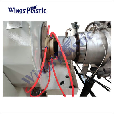 뜨거운 물 공급 파이프 생산 라인 단일 나사 PP PPR HDPE PE 파이프 extruder 기계