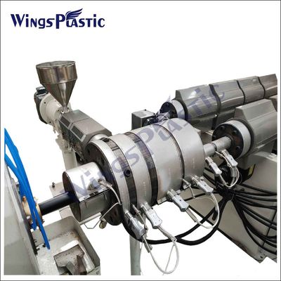 PPR PP HDPE 파이프 성형기 기계 PE 플라스틱 파이프 생산 라인 150-220kg/H