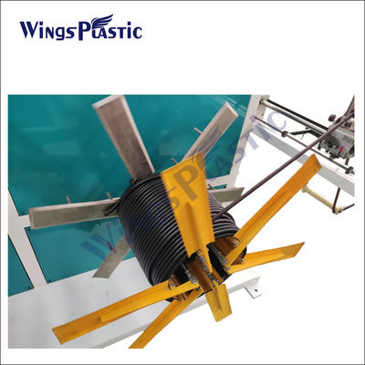합성수지 파형관 압출기 기계 PP PVC PA HDPE 압출기 기계 40-80kg/H
