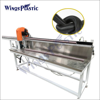 선상저밀도폴리에틸렌 에바 플라스틱 파이프 압출 라인 나선형은 Hdpe 파이프 성형기 기계를 주름지게 했습니다