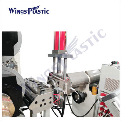 단일 스크류 플라스틱 시트 압출기 기계 HDPE ＬＤＰＥ는 PVC 시트 압출 기계를 허리를 삐게 합니다