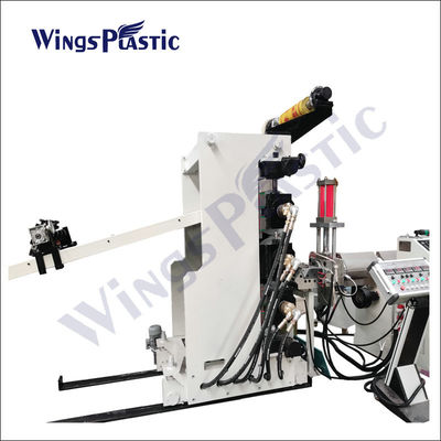 단일 스크류 플라스틱 시트 압출기 기계 HDPE ＬＤＰＥ는 PVC 시트 성형기를 허리를 삐게 합니다