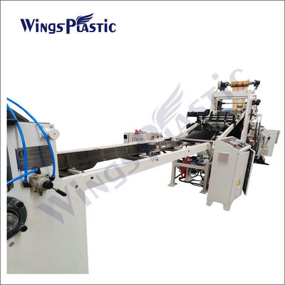 단일 스크류 플라스틱 시트 압출기 기계 HDPE ＬＤＰＥ는 PVC 시트 성형기를 허리를 삐게 합니다