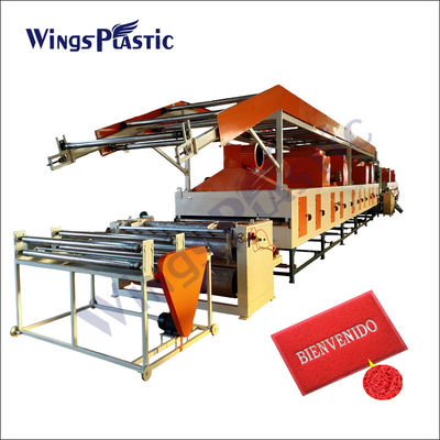 기계 Eco를 만드는 기계 PVC PP 매트를 우호적이게 하는 500 kg/H 플라스틱 매트