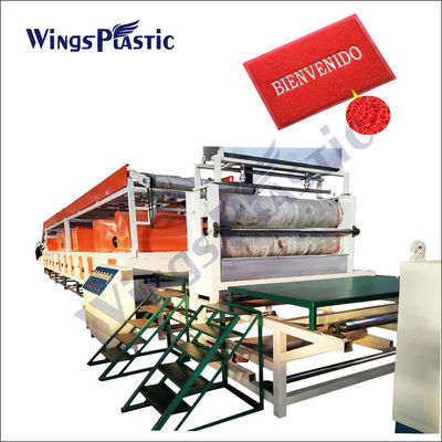 기계 Eco를 만드는 기계 PVC PP 매트를 우호적이게 하는 500 kg/H 플라스틱 매트