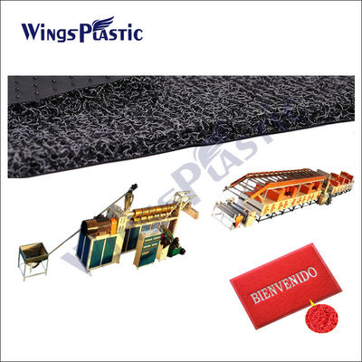 기계 Eco를 만드는 기계 PVC PP 매트를 우호적이게 하는 500 kg/H 플라스틱 매트