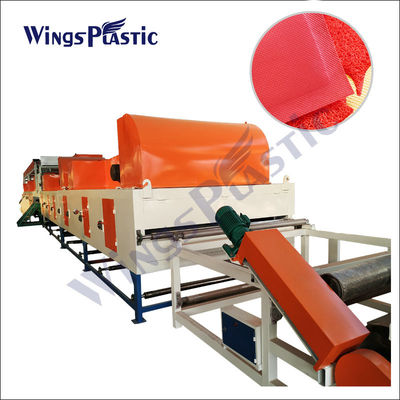 기계 Eco를 만드는 기계 PVC PP 매트를 우호적이게 하는 500 kg/H 플라스틱 매트