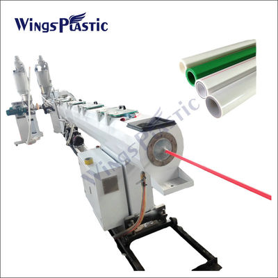 기계 PP 섬유 강화된 파이프 압출 기계를 만드는 자동 PPR HDPE 파이프