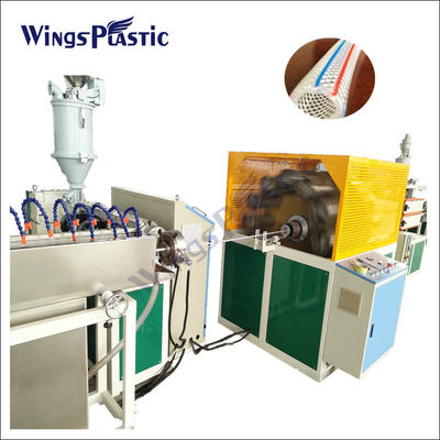 Pvc 섬유로 강화 된 튜브 생산 라인 소프트 튜브 엑스트루더 정원 튜브 제조