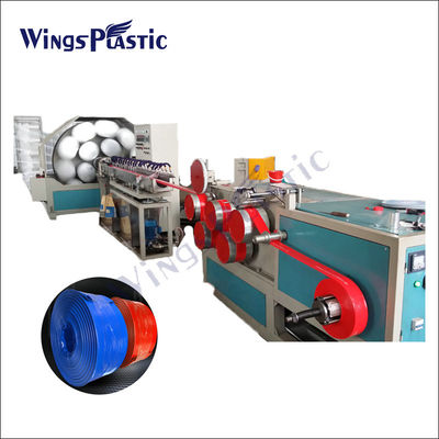 65mm Pvc 레이 플래트 Hose 생산 라인 / Pvc 섬유로 코팅 된 불 펌프 추출 라인