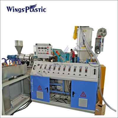 고생산성 PVC 섬유로 강화 된 평면 레이 관개 호스 엑스트루더 제조 기계