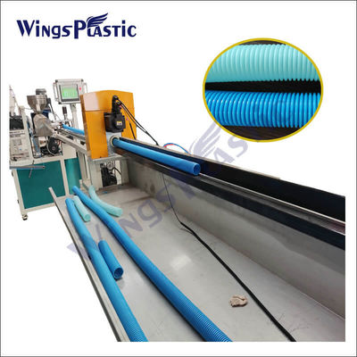 플라스틱 PVC EVA 수영장 유연한 청소 파이프 extruder 만드는 기계 생산 라인