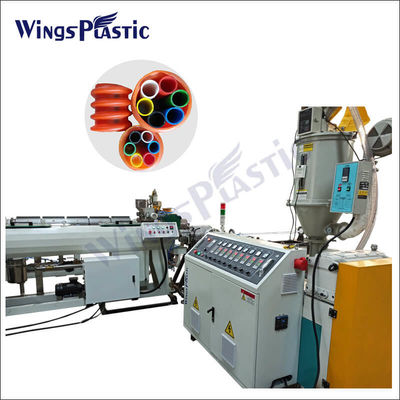 플라스틱 HDPE PE 케이블 마이크로 파이프 펀들 7 홀 케이싱 파이프 엑스트루션 기계