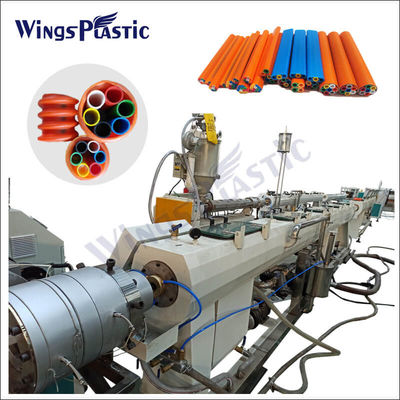 HDPE PE 마이크로 튜브 펀들 파이프 튜브 제조 기계 추출 라인