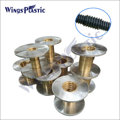 PLC 제어 시스템 HDPE 나선형 굴곡 파이프 / 튜브 추출 라인