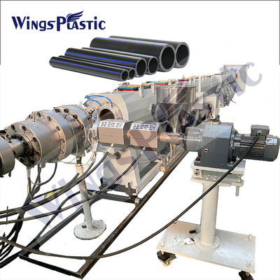 PLC 제어 HDPE PPR 파이프 엑스트루더 기계 20-110mm 파이프 지름