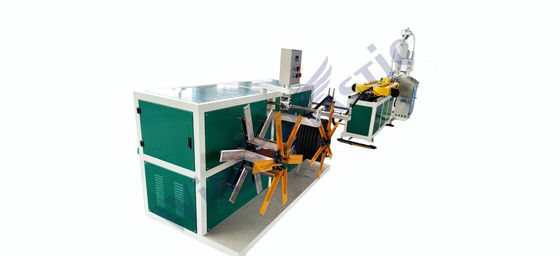 PP/PE/PVC/PA 플라스틱 단일 벽 류류 파이프 extruders 기계
