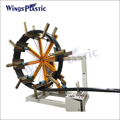 자동 플라스틱 HDPE PE PP 전기 유도 파이프 기계 물 HDPE 파이프 제조 기계