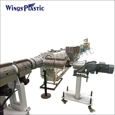 자동 플라스틱 HDPE PE PP 전기 유도 파이프 기계 물 HDPE 파이프 제조 기계