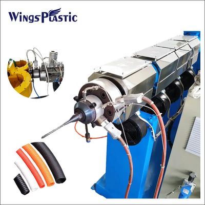 PLC 제어 시스템 플라스틱 파이프 extruder 기계 0-74rpm 나사 속도