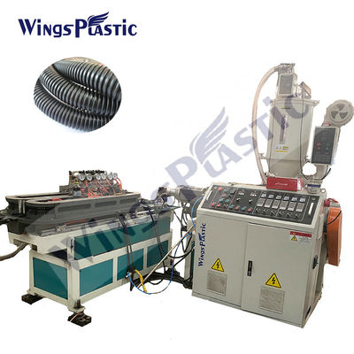 PLC 제어 시스템 플라스틱 파이프 extruder 기계 0-74rpm 나사 속도