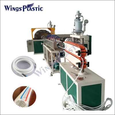 플라스틱 PVC 정원 파이프 튜브 extruding 제작 기계 인증과 함께 플라스틱 부드러운 투명한 튜브 생산 라인