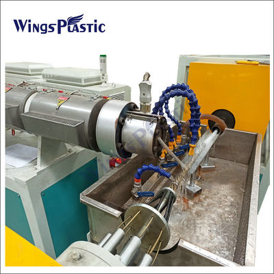 플라스틱 Hdpe Pp Pe 수압 회전 랩 보호 튜브 추출 제조 기계