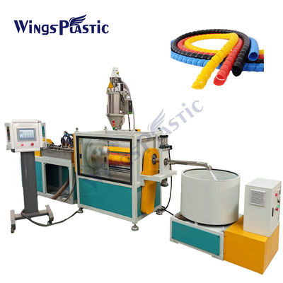 플라스틱 스파이럴 보호 롤링 튜브 보호 extrusion 기계 PP PE 재료를 위해