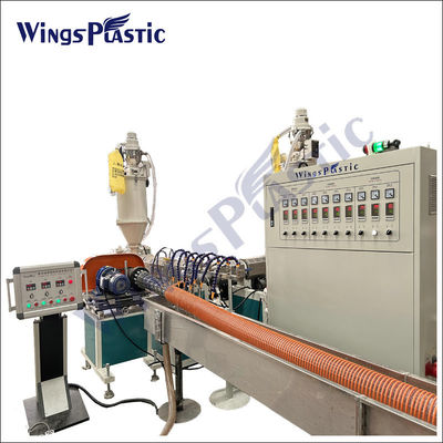 PVC 흡수 튜브 추출 라인 스파이럴 강화 된 튜브 생산 라인 파이프 추출 기계