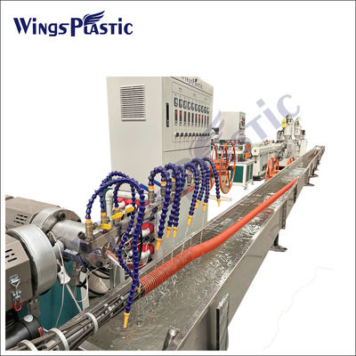 PVC 흡수 튜브 추출 라인 스파이럴 강화 된 튜브 생산 라인 파이프 추출 기계
